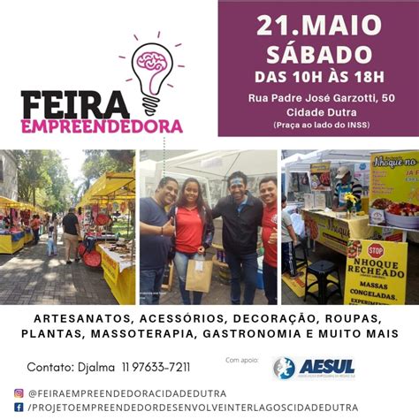 Um Convite Para Expor Na Mega Feira Do Empreendedor Em Cidade Dutra