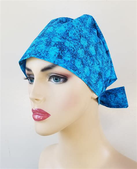 Womans Pixie Tie Back Scrub Hat Scrub Hat For Women Pixie Scrub Hat