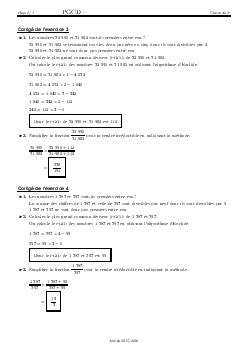 PGCD Plus Grand Commun Diviseur Corrigé série d exercices 4