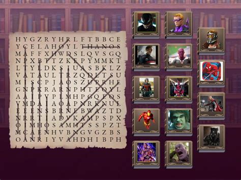 MARVEL Wordsearch