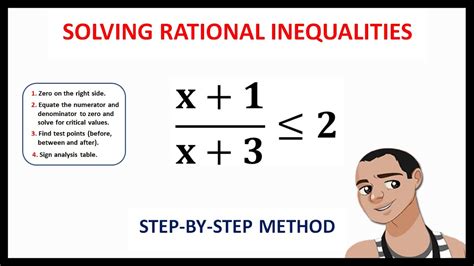 Solving Rational Inequality Part 2 General Mathematics Youtube