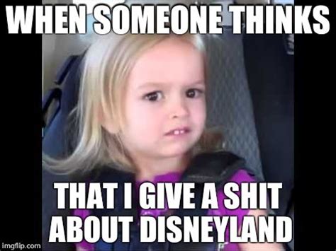 Unimpressed Little Girl Disneyland