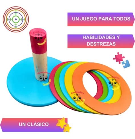 Juego Did Ctico Familiar Port Til Lanzamiento Aros Coloridos Meses