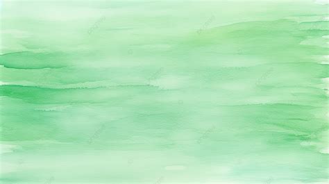 Artistic Pastel Green Watercolor Texture Hand Drawn With Paintbrush