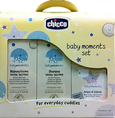 Chicco Baby Moments Bagnoschiuma 200ml Shampoo 200ml Acqua Di