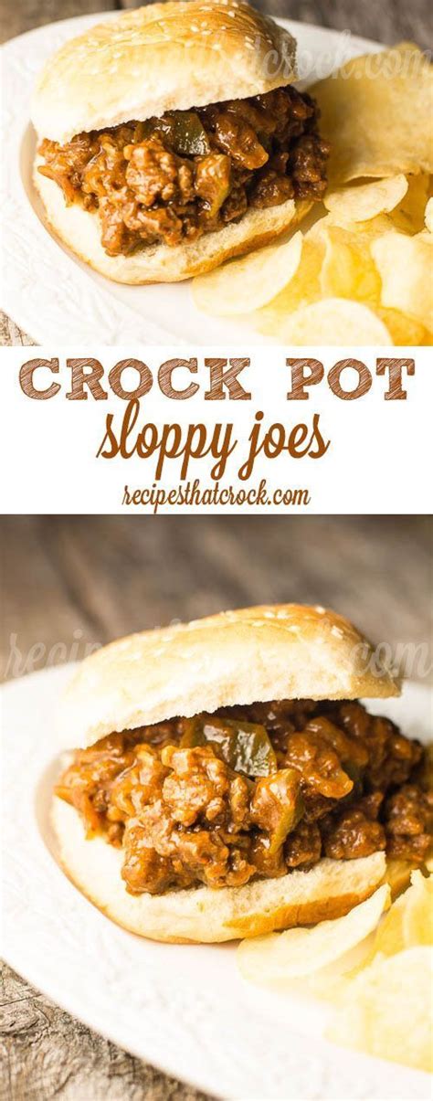 Crock Pot Sloppy Joes Perfect Recipe For A Crowd This Is Our Go To Foolproof Crock Pot Recipe