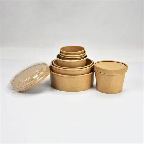 Biodegradable Food Grade Recycled Disposable Packaging Icecream Tub