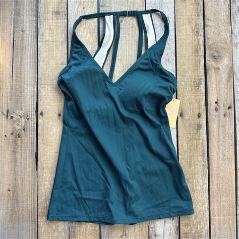 Kona Sol Swim Suit Top Womens Size S Green Item Depop