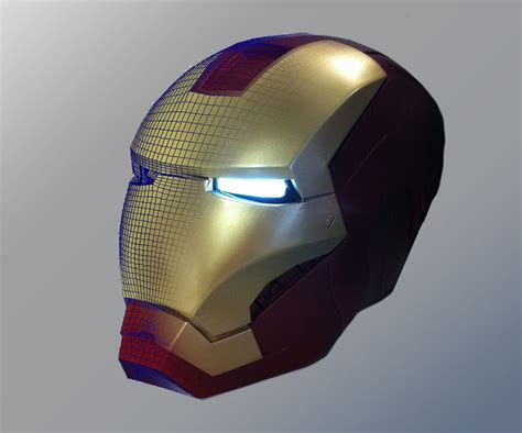 3d Printing An Ironman Helmet 11 Steps With Pictures