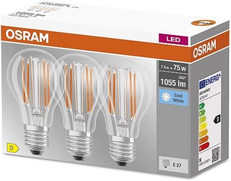 Osram Led Lampe Sockel E Kalt Wei K W Ersatz F R