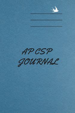 Book Creator AP CSP Journal