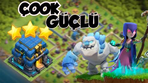 En Y Th Ordusu Buz Golem Cadi Clash Of Clans Youtube