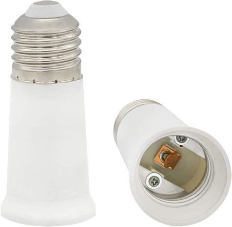 Clicli E26 Base Light Bulb Socket Extender Extension 5 Cm197 Inch