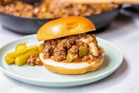 Philly Cheesesteak Sloppy Joes Recipe