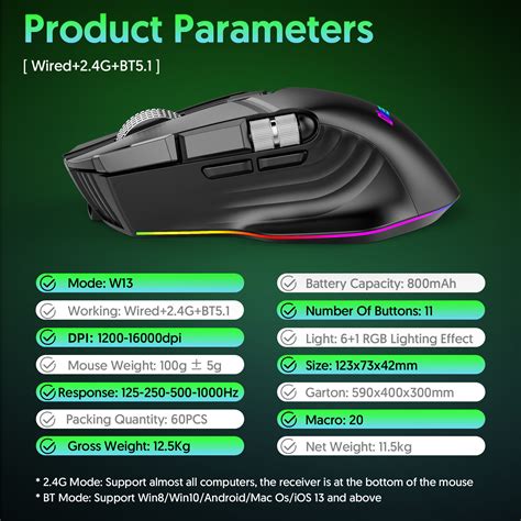 W13 Wireless Gaming Mouse-Dongguan ShiXingSheng Electronic Technology ...