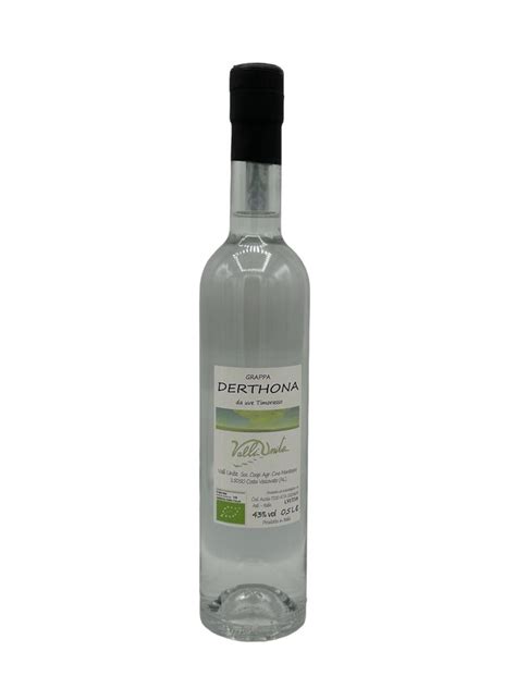 Grappa Valli Unite Derthona Da Uve Timorasso Lt San Bartolo