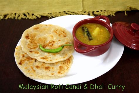 Malaysian Roti Canai With Dhal Curry