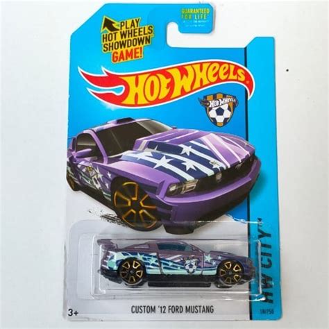 Jual FTS27 HW Hot Wheels Custom 12 Ford Mustang Ungu 2014 Shopee Indonesia