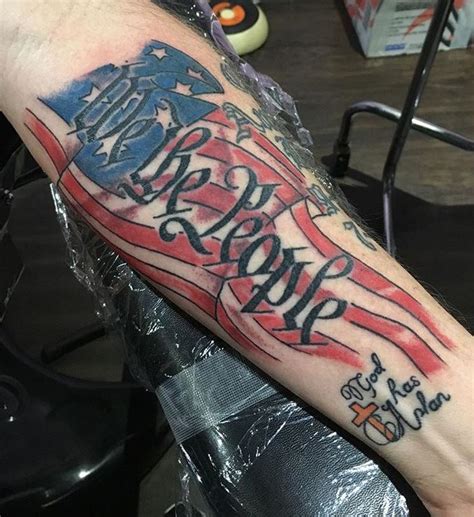 We The People Patriotic Tattoos