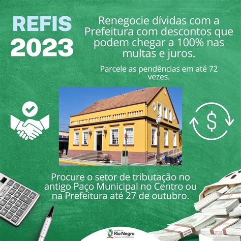 Saiba como renegociar dívidas o Município de Rio Negro através do