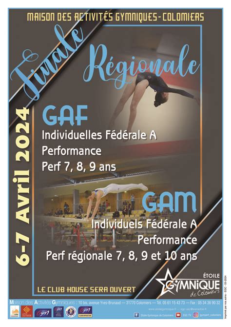 Gam Gaf Finale R Gionale Individuel Etoilegymnique