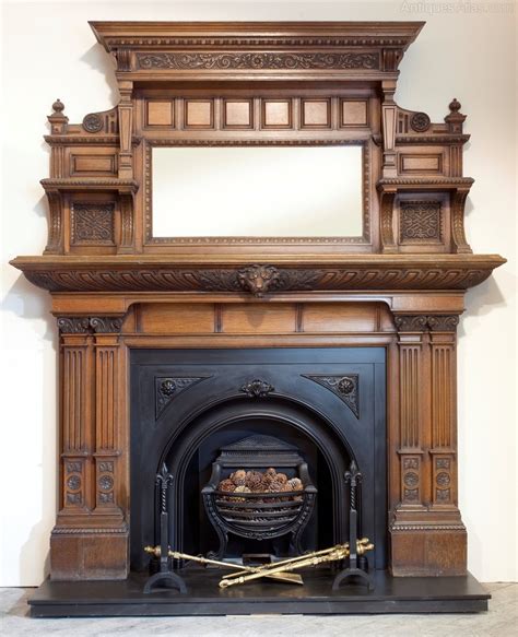 Antiques Atlas Victorian Carved Oak Fireplace Surround