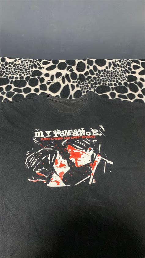 mcr three cheers for sweet revenge shirt on Carousell