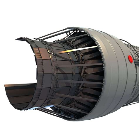 Sectioned Turbojet Engines 3d Model By 3d Horse