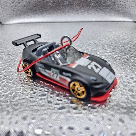 Hot Wheels Mazda Mx Miata Black Christmas Tree Ornament Etsy