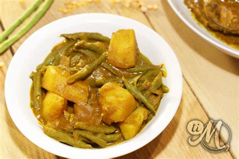 Curry Dharicots Verts Et De Pommes De Terre Ti Molokoy Blog