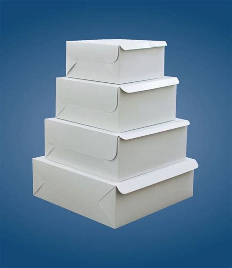 Non Printed Duplex Paper Cake Packaging Box Without Window At Rs 5