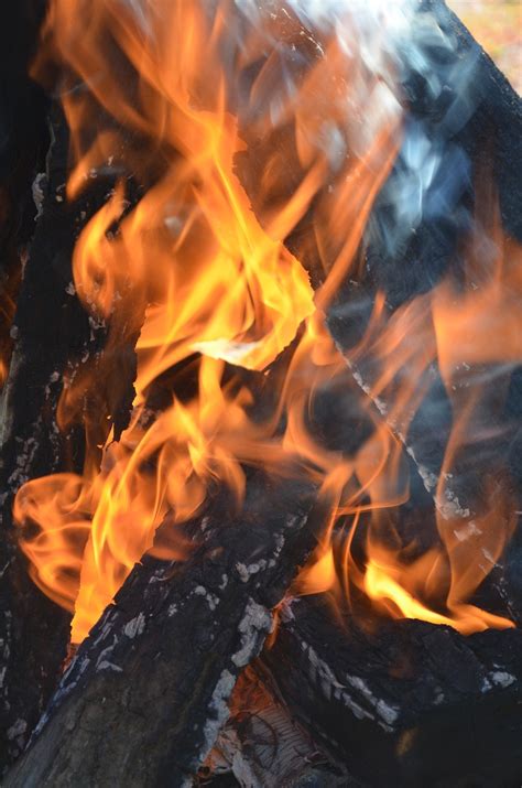 Fire Campfire Flame Free Photo On Pixabay