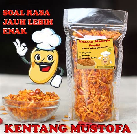 Jual Best Seller Kentang Mustofa Kemasan 100 Gram Premium Kualitas