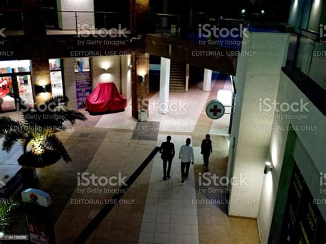 Night Street View Stock Photo - Download Image Now - Architecture ...