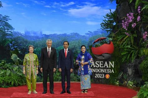 KTT Ke 43 Tahun 2023 Di Jakarta Jokowi Sambut Pemimpin ASEAN Di JCC