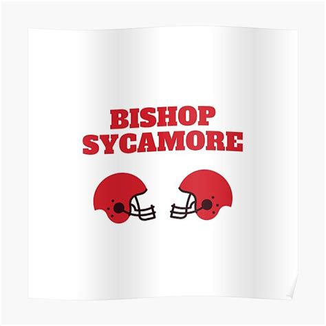 "bishop sycamore(football team)" Poster for Sale by Eagle97 | Redbubble