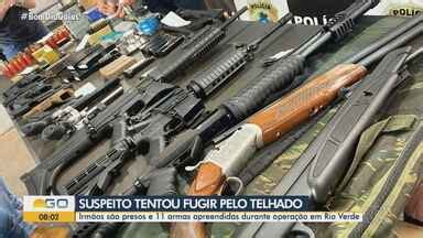 Bom Dia Go Opera O Policial Encontra Armas De Grosso Calibre Em Rio