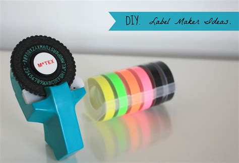diy label maker ideas  number
