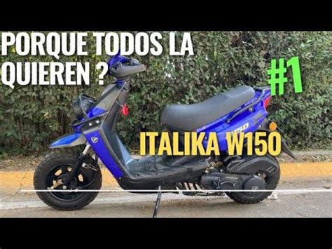 Motoneta Italika W Vale La Pena Youtube