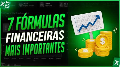 F Rmulas Financeiras No Excel As F Rmulas Mais Importantes Youtube