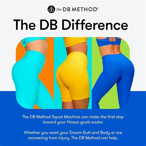 The DB Method Squat Machine - Low-Impact Workouts, Total...