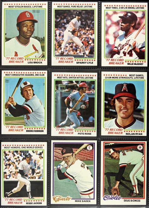 Lot Detail 1978 Topps Near Complete Set 723 726