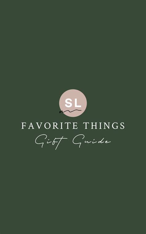 Favorite Things Party Gift Guide