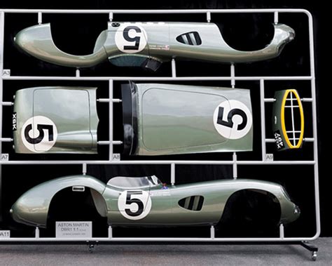 1959 aston martin DBR1 1:1 scale le mans replica by evanta motors