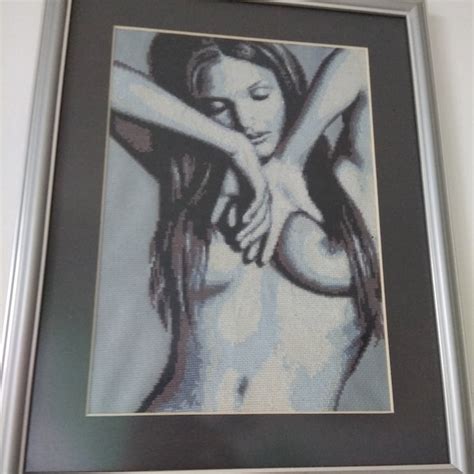 Naked Woman Stitch Etsy