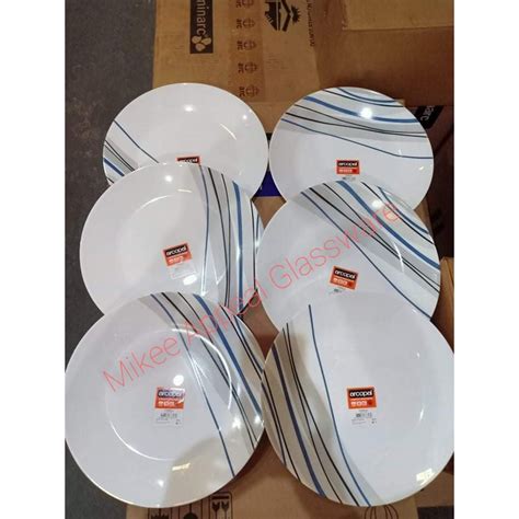 Arcopal Athenais 25cm Dinner Plate Set Of 6pcs ON HAND Shopee