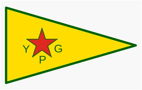 Ypg Kurdish Flag, HD Png Download - kindpng