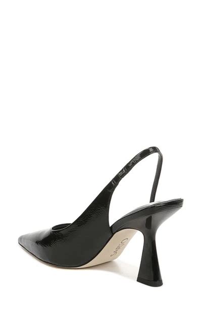 Sarto By Franco Sarto Arina Half Dorsay Slingback Pump In Black Modesens