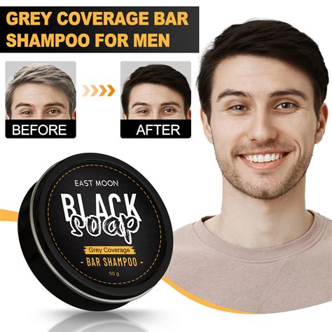 Gray Hair Coverage Shampoo Bar For Men Organic Grey Reverse Bar Reverse Grey Hair Bar Shampoo