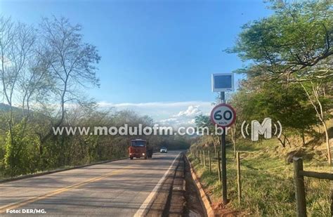 Rodovias MG 230 e MGC 462 em Patrocínio receberam novos radares Módulo FM